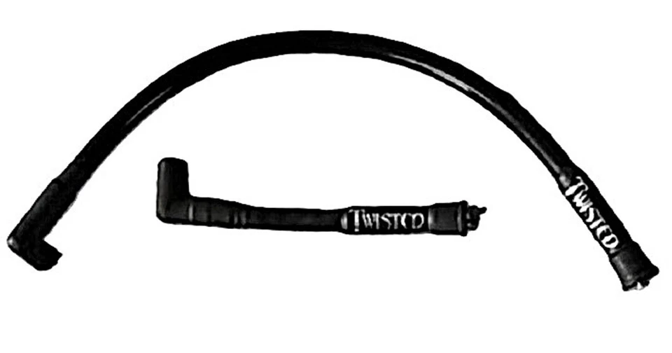 CABLES DE BUJÍA RETORCIDOS DE 12 mm Harley Softail Heritage FXST FAT BOY SPRINGER Foto 1 de 2