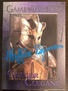 Game of Thrones HAFPOR BJORNSSON SIGNED Card - Picture 1 of 1