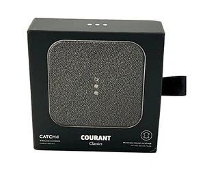 Cargador inalámbrico Courant Catch 1 premium cuero italiano 10W - ceniza *NUEVO* - Imagen 1 de 2