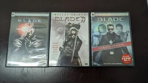 3 Blade Movie Bundle DVD Wesley Snipes Marvel Norman Reedus Ryan Reynolds - Picture 1 of 10