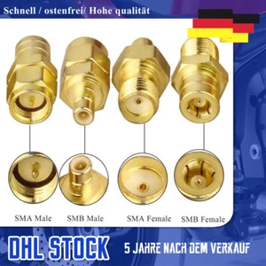 4X SMA-Adapter SMB-auf-SMA-Adapter DAB-Antennenadapter Für DAB+/FM Antennen - Bild 1 von 10