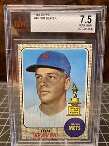 1968 Topps #45 Tom Seaver All-Star Rookie BVG 7.5 - Picture 1 of 2