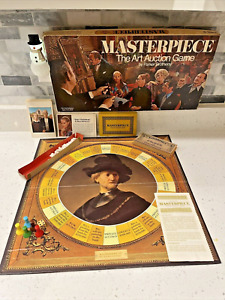 Vintage 1970’s Masterpiece The Art Auction Board Game Parker Bros  instructions
