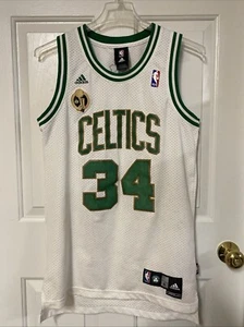 VTG Adidas Paul Pierce Boston Celtics Jersey Swingman Gold Champions 2008 Men S - Picture 1 of 12