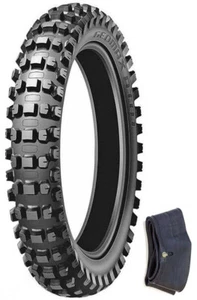 DUNLOP AT81 GEOMAX 110/90-19 MEDIUM REAR TIRE +TUBE YAMAHA YZ125 250 450 - Picture 1 of 2