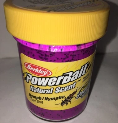Señuelo de pesca Berkley BTNYG2 aroma natural cebo trucha ninfa tarro 1,75 oz Foto 1 de 4