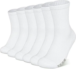 HIKERHEAVENLAR Running Socks 6 Pairs Mens Cushioned Anti Blister Support Sports - Picture 1 of 11
