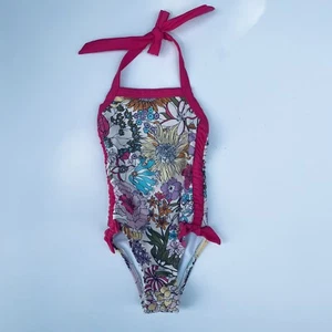 Liberty of London Swim Floral Girl Swimsuit sz XS New - Picture 1 of 7