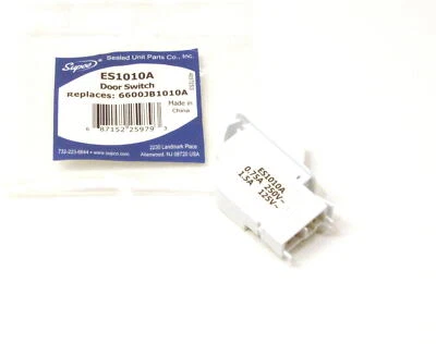 Supco ES1010A Refrigerator Door Light Switch Replaces LG 6600JB1010A - Image 1 of 4