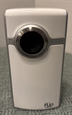 Видеокамера Cisco Flip UltraHD белая камера USB модель U260 протестирована работает - Изображение 1 из 4