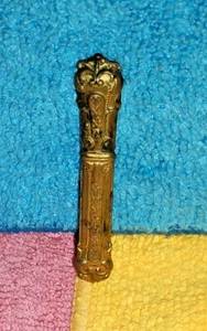 Antique Needle Case Brass – Repoussé Design, c.19th Century. - Picture 1 of 3