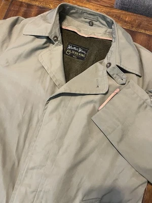 Gabardina de Colección Zero King Weather Wear Beige 42L Forrada con Barneys Hecha en EE. UU.  Foto 1 de 4