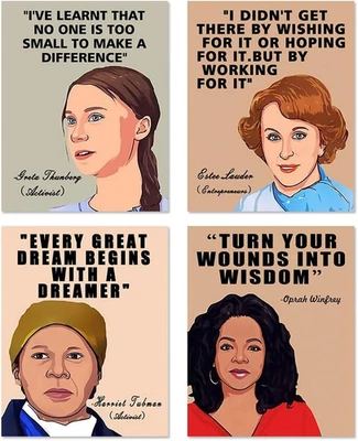 Inspirational Wall Art Canvas Prints,Motivational Quotes Art Posters Women'S Art - Image 1 of 4