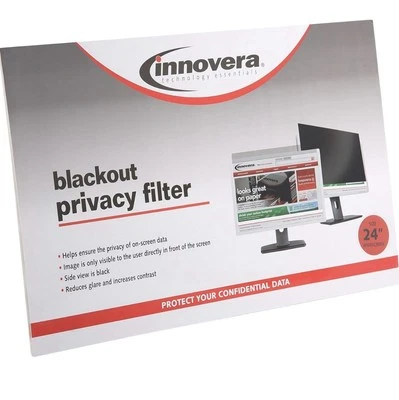 Innovera Computer Blackout Privacy Filter for 24" Widescreen Flat  Monitor 16:10 - Image 1 of 4