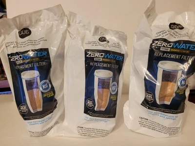 3-Pack Zero Water 5 Stage Advanced Filtration Replacement Water Filters ZR-006 - Image 1 of 4