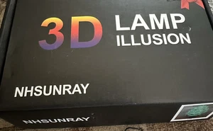 Harry Potter Hogwarts 3D LED Akku USB Nachtlicht 7 Farben Umkleidekabine Lampe - Bild 1 von 7