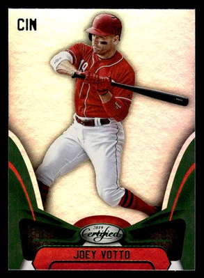 2019  Panini Chronicles #15 Joey Votto Certified Green Cincinnati Reds - Image 1 of 2