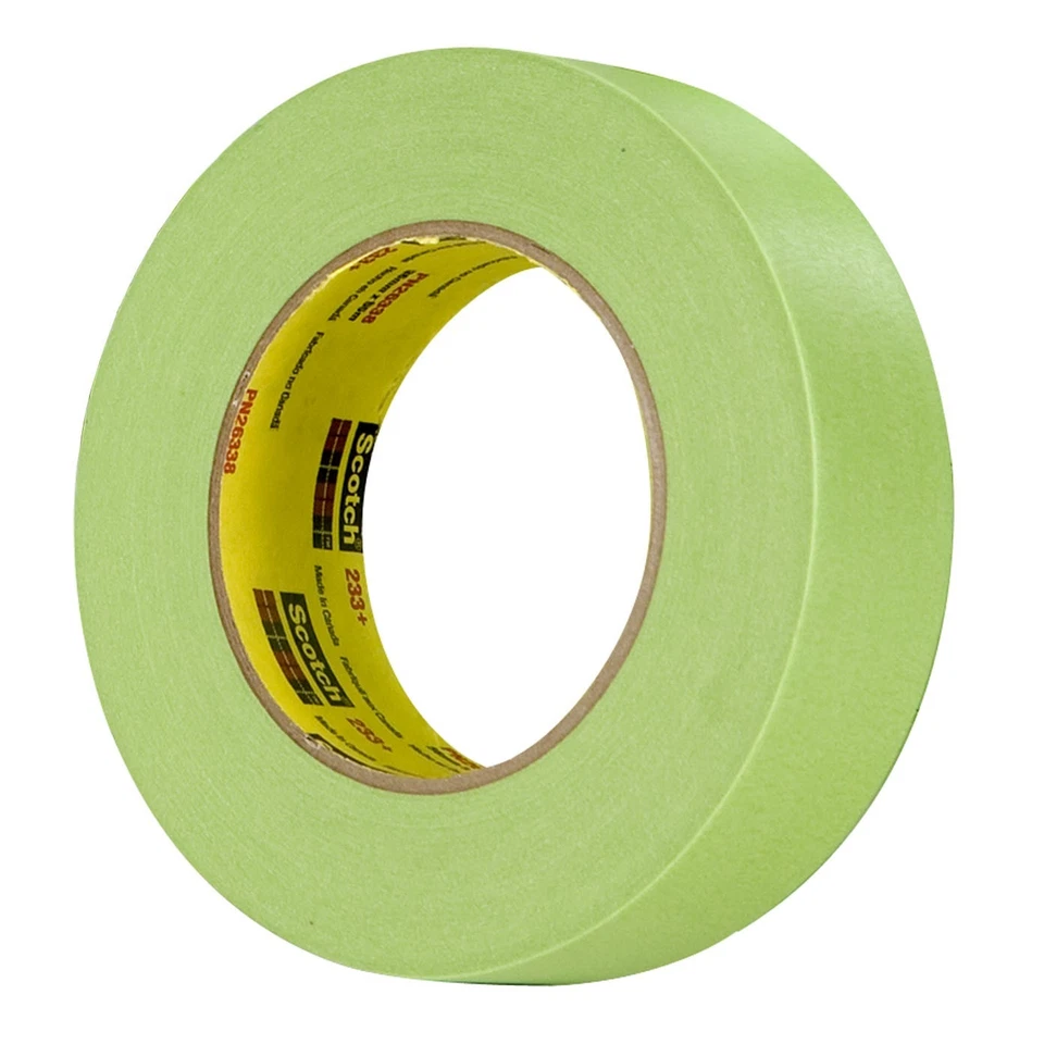 3M Scotch Performance Green Masking Tape 233+ MMM26338 36 mm x 55 m (16/Case) - Image 1 of 1