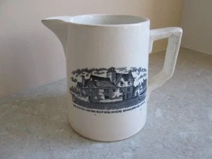 ANTIQUE SOUVENIR  JUG - OLD FALCON INN BIDEFORD ON AVON C.1890 - Picture 1 of 10