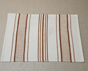 Serena and Lily Milos Pillow Cover Persimmon Red Linen 14"×22" Retails for $198 - Picture 1 of 15