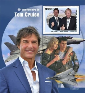 Níger - Aniversario 2022 del actor Tom Cruise - Hoja de recuerdo de estampillas - NIG220343b1 - Imagen 1 de 1