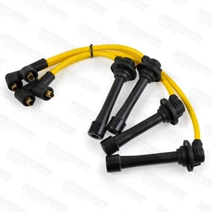 Mazda MX5 Mk1 et Mk2 Powerspark 8 mm double silicone HT plombs en jaune - Photo 1/7