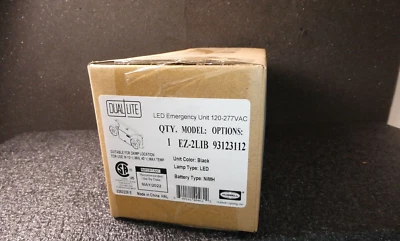 Dual Lite EZ-2LIB LED lamp head Dual Emergency Light with Spectron Self-test - Image 1 of 4