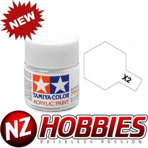 TAMIYA TAM81502 Acrylic Mini X2, White - Picture 1 of 2