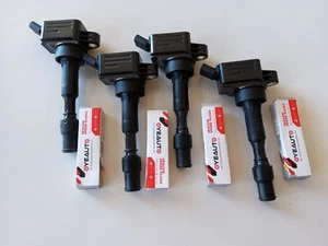 4pcs UF816 Ignition Coil + 4pcs Spark Plug for 17-22 Kia Hyundai Elantra Sonata - Picture 1 of 10