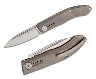 Real Steel Stell Premium Folding Knife 2.95 CPM-S35V Steel Blade Titanium Handle - Image 1 of 4