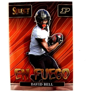 David Bell 2022 Panini Select Draft Picks En Fuego Rookie Perdue Boilermakers - Picture 1 of 2