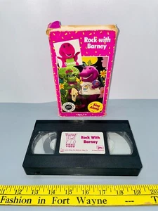Barney & Friends Rock With Barney VHS 1990 Video Tape Sing Along Lyons Group - Picture 1 of 8