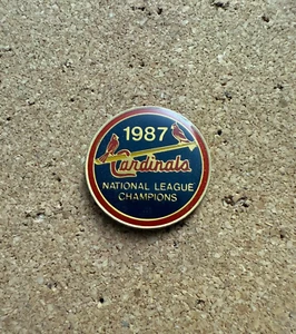 **Vintage** St. Louis Cardinals - 1987 National League Champions - Lapel Pin - Picture 1 of 1