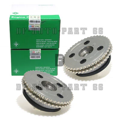2X Exhaust Camshaft Gear Adjuster Set For Porsche 911 Cayman Boxster Paramera Foto 1 de 4