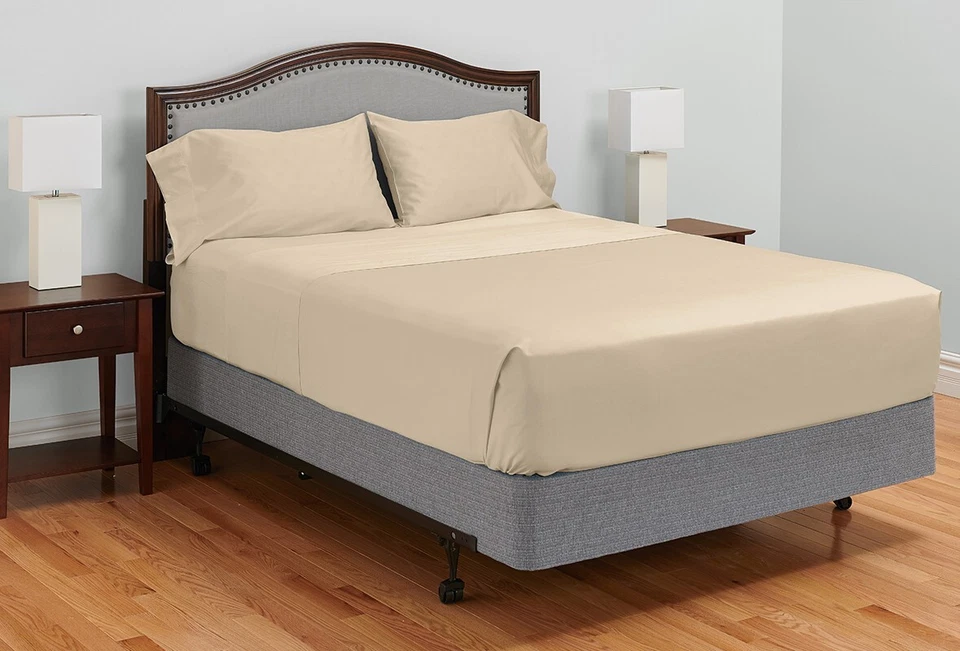  Nuevo Juego de Sábanas My Pillow 100% Certificado Giza Egipcio Algodón Grapa Larga Foto 1 de 4