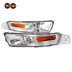 05-09 Ford Mustang Chrome Turn Signal with Amber Reflector Light Blinker Parking - Foto 1 di 2