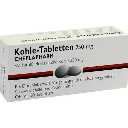 CHEPLAPHARM ARZNEIMITTEL GMBH KOHLE Tabletten 30 St PZN 4257380