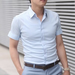 Las mejores ofertas en Unbranded Algodón Manga Corta Informal Con Botones  camisas para hombres | eBay