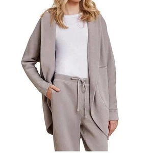 NWT Barefoot Dreams Girls Malibu Collection Brushed Terry Circle Cardigan - Picture 1 of 6