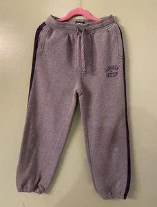 Oshkosh B'gosh Boy's Gray Sweatpants with Navy Blue Stripe on the Side Size 12 - Picture 1 of 6