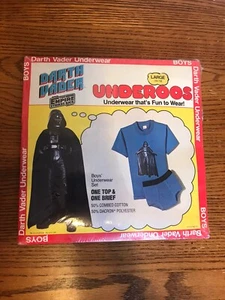 De colección Boy's Underoos Darth Vader El Imperio Contraataca Talla Grande (10-12)  - Imagen 1 de 4