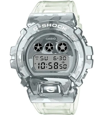 Casio G-Shock Digital Watch Camo Transparent Resin GM-6900SCM-1 / GM6900SCM-1 - Image 1 of 4