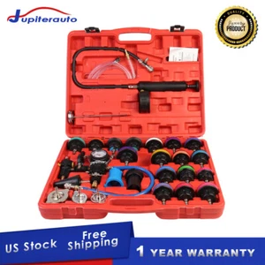 Radiator Pressure Tester Vacuum-Type Cooling System Refill Vacuum Gauge Tool Kit - Picture 1 of 12