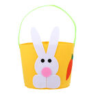  Stoff Kaninchen-Süßigkeits-Tasche Blumenkorb Gewebter Wäschekorb