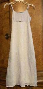 Vintage Rose Cottage Long Lavender Sleeveless Formal Dress Girls Size 7/8 - Picture 1 of 9