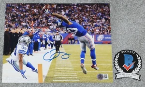 ODELL BECKHAM JR Signed THE CATCH 8x10 Photo + BECKETT witness COA #2W729998 - Picture 1 of 1