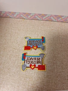 Service Projekt Bügelbild Mädchen Junge Jungtier Spaß Aufnäher Pfadfinder - Bild 1 von 1