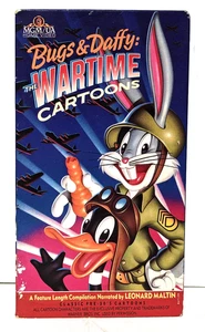 Bugs Bunny and Daffy Duck - The Wartime Cartoons VHS 1989 Animated Looney Tunes - Picture 1 of 5