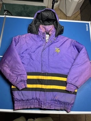 Minnesota Vikings Día del Juego/Logo 7 Chaqueta con Capucha Puffer Púrpura Grande 14-16 Juvenil Foto 1 de 4