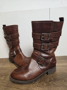 Botas Clarks National Sugar Frathmore Tarten Forradas Cuero Premium Reino Unido 4 UE 37 - Imagen 1 de 19